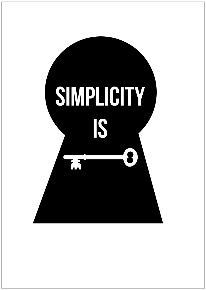 simplicity is key keyline